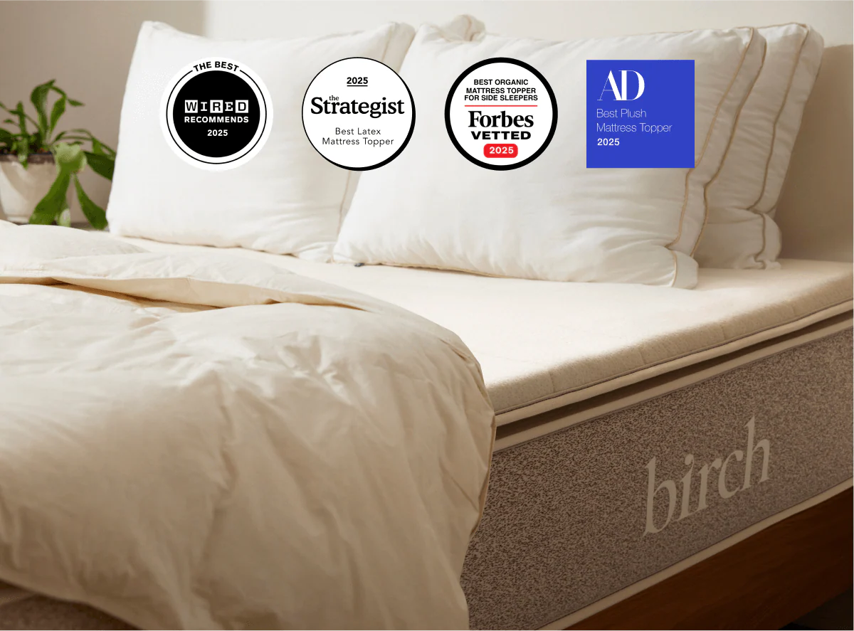 Birch Plush Organic Mattress Topper